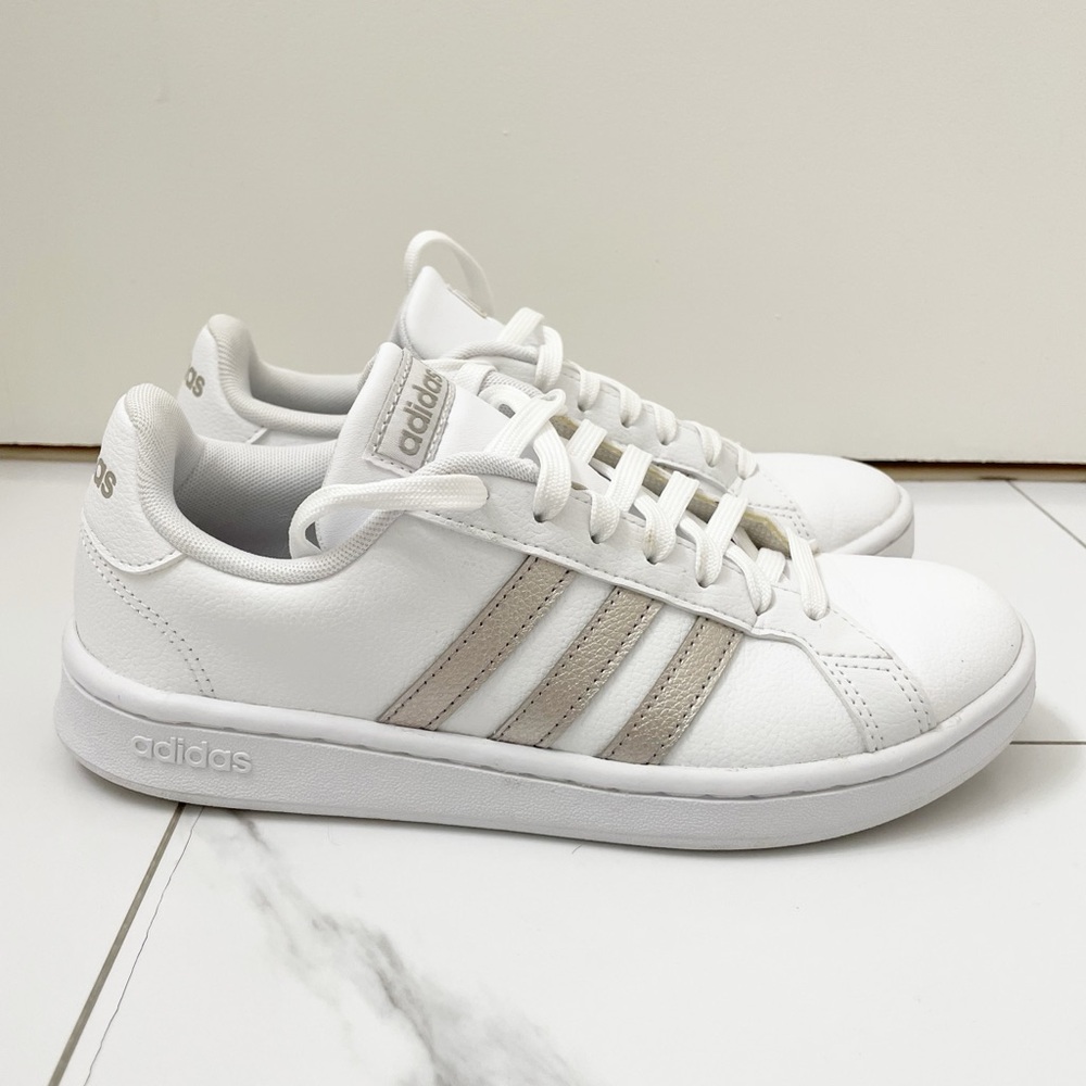 Adidas Cloudfoam Comfort Lace Up Casual Sneakers Shoes